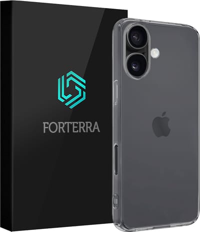 Hoesje Geschikt voor Apple iPhone 16 - Sterk & Shockproof - Siliconen Case - Hoes Cover - Transparant