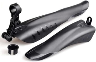 Fiets Spatborden Set - MTB Fenders Achter - Fietsen Schoon Houden - Verlengd Verbreed Ontwerp - 20.1 inch Achter - Zwart
