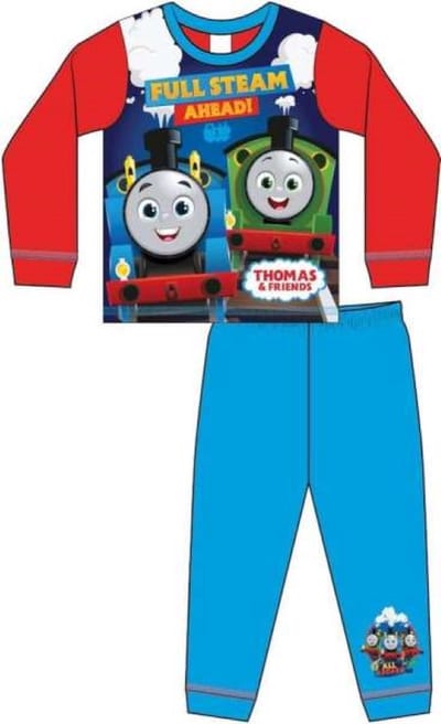 Thomas de Trein - Pyjama - blauw - Thomas & Friends - Kinderpyjama - maat 86/92