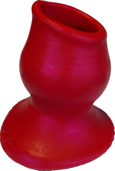 Oxballs - Pighole 4 - Holle Buttplug - Rood - Maat XL