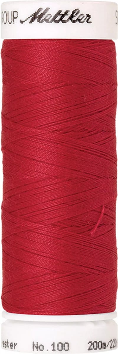 Amann Mettler Seralon Naaigaren – Geranium (1391) – 200 m – No. 100 – 100% Polyester – Per Stuk
