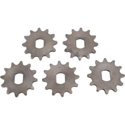 5 stuks 420 Motor Tandwiel Staal 12x17mm Binnendiameter Motor Kettingwiel voor MY1020 Hoge Snelheid Motor gray