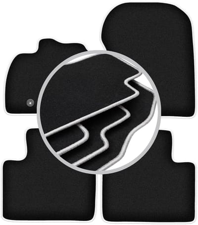 CARLUX-SILVER automatten voor: Renault Zoe hatchback (2013-)