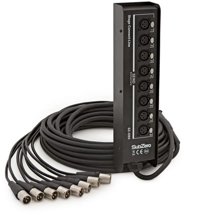 SubZero 8 Channel Stage Box, 15m