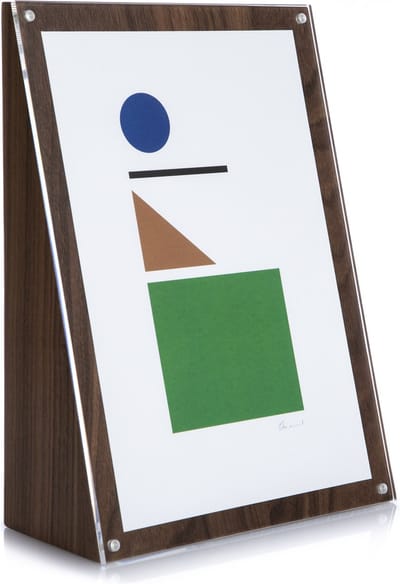 XLBoom Angolo Fotolijst 30x21cm Walnut - Fotolijst uit hout - Beschikbare kleuren: WHITE / BLACK / WALNUT - Design fotokader