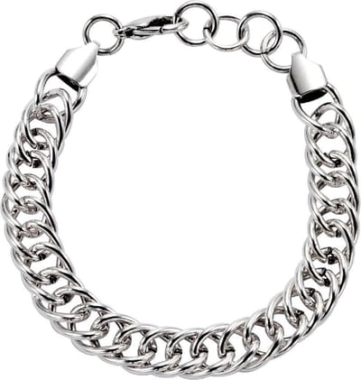 Behave - Zilverkleurige armband dubbel - Tijdloze dagstijl