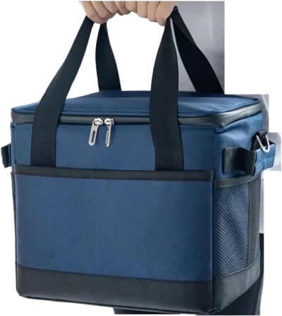 Koeltas Zacht - Lunch Box - Picknick Buiten - Hard Liner - 10 Liter - Blauw