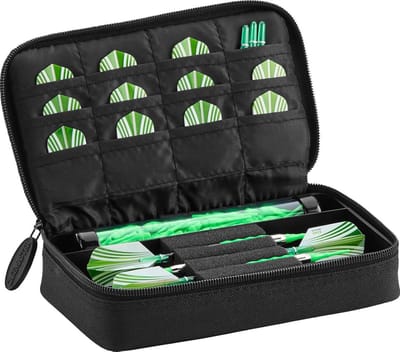 Plazma Dart Case met zwarte rits en rand - Perfect voor Dartliefhebbers