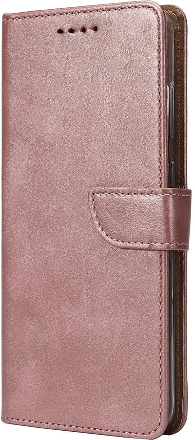Rixus Bookcase For Samsung Galaxy S24, S25 Pink