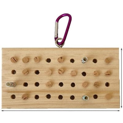Jouets premium Haute Qualité Perroquet oiseau rongeant et affûtant son bec pivoine phénix mystérieux petit soleil entraînement à déchirer résolution de puzzle jaune