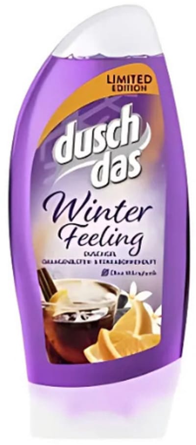 Duschdas Douchegel Winter Feeling | 1x 250ml - Sinaasappelbloesem & Tonkabonen | Verzorgend en Ontspannend - Kerst Douchegel