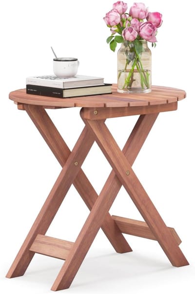 Kleine Tuintafel van Acaciahout - Weerbestendig en Ruimtebesparend