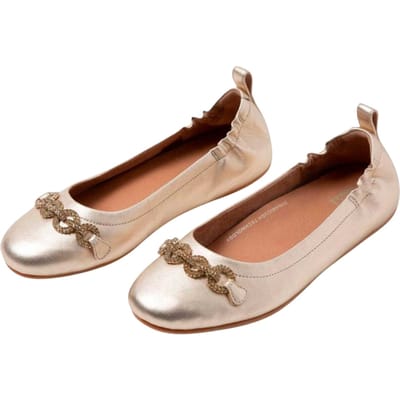 Fit Flop Dames/Dames Allegro Sprankelende Ballerina Flats (Goud)