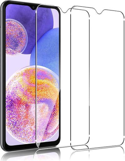 Screenprotector Geschikt voor Samsung Galaxy A22 5G screenprotector Beschermglas Screenprotector Geschikt voor Samsung Galaxy A23 4G screen protector glas - Screenprotector Geschikt voor Samsung Galaxy A23 4G - 2 stuks