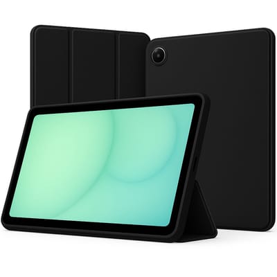 TechNow Hoesje geschikt voor Samsung Galaxy Tab A11 Hoesje – Extreme Shock Case – Smart Case - Zwart