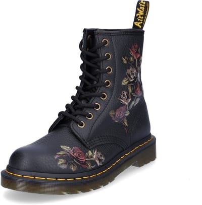 Dr. Martens - 1460 BLACK - Hoge sneakersVeterlaarzenDames veterschoenenDames sneakersHalf-hoge schoenen - Kleur: Zwart - Maat: 43
