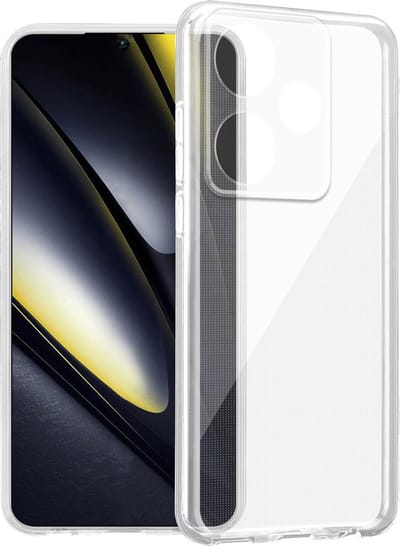 Cadorabo Hoesje geschikt voor Xiaomi Poco F6 in VOLLEDIG TRANSPARANT - Beschermhoes gemaakt van flexibel TPU Silicone Case Cover
