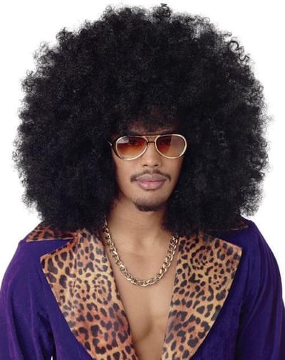 CALIFORNIA COSTUMES - Zwarte maxi afro pruik