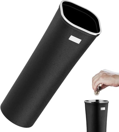 Auto Prullenbak - Afval Organizer - Auto Organisatie - Dubbele Opbergvakken - 26x26x8 cm - Niet gespecificeerd