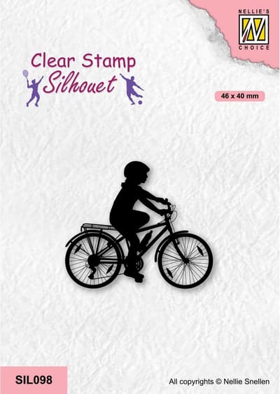 Nellie Snellen Silhouet Clear Stempels Sports Serie Cycling-2