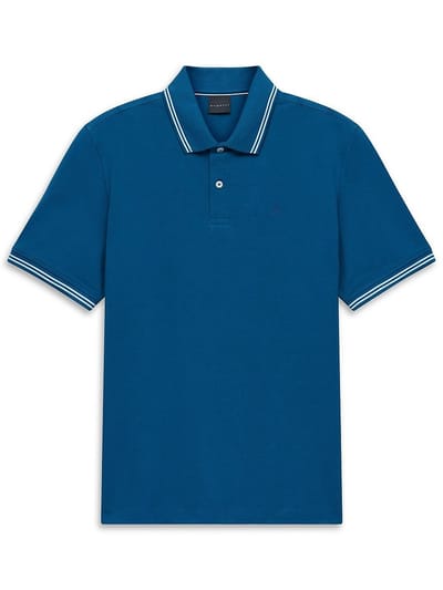 Bugatti Herren Polo Modern Fit van puur katoen