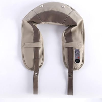 KneedspierMassage Sjaal, Huishoudelijke Multifunctionele Trillende Schouder Massager, Nek- en Schouder Massager gray