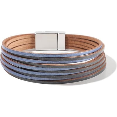 39 Stijl Handgemaakte Echt Leer Dames Armband Voor Vrouwen Bedelarmband Wikkelarmband gray
