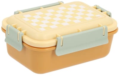 Tutete Bento Lunchbox Geel Schaak