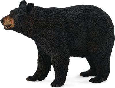 COLLECTA Figurine - Zwarte Beer - (L) - Wilde Dieren - Handgeschilderd - Miniatuur