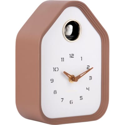 Karlsson Wandklok Reina Cuckoo - Mokka - 7.4x14.4x20.4cm - Wandklok Modern