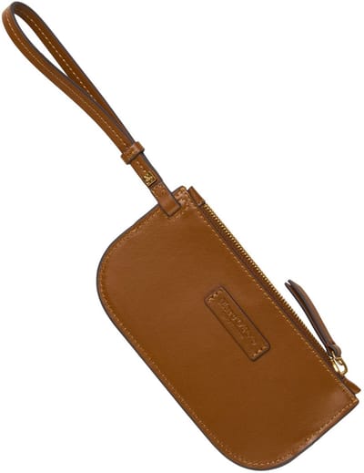 Marc O'Polo Leren accessoiretas Angelina Sunglass Case Burnt Tobacco bruine