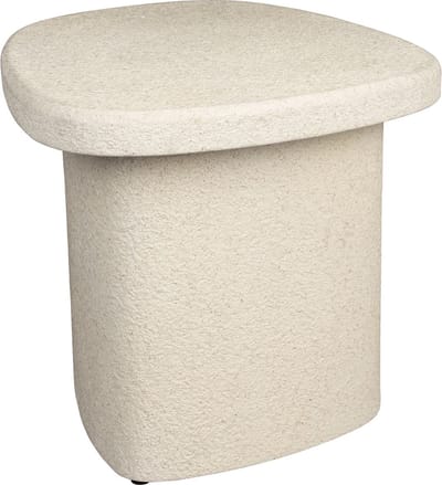 Dutchbone Veda Bijzettafel Hoog Gerecycled Marmer Beige