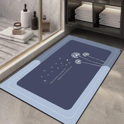 Diatomeeënaarde Moddermat Vuilbestendig Toiletdeur Eenvoudige Luchtabsorberende Mat Huishouden Toilet Sneldrogend Gemakkelijk te Onderhouden Antislipmat 40 * 60cm