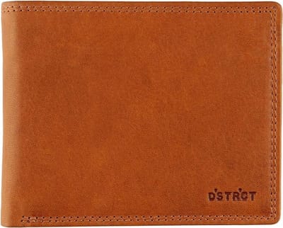 DSTRCT Wax Lane Leren Billfold RFID - Cognac