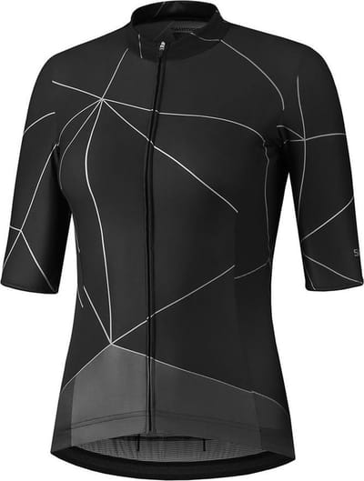 Shimano Yuri Fietsshirt Zwart Dames-S