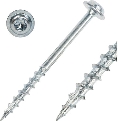 UJK Pocket hole schroeven T20 4,0x50 mm, grof, 500 stuks