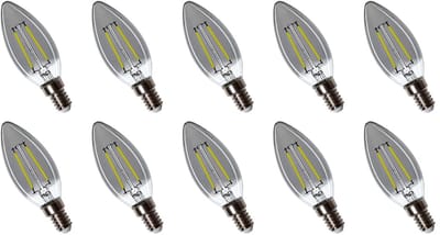 Spectrum LED Lamp E14 2.5W 230V - 150 Lumen - 4000K Neutraal wit - Natuurlijk licht - Energiezuinig - 10 stuks