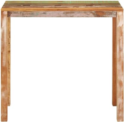 Bartafel Hout - Statafel Keuken - Eten en Drinken - Gerecycled Massief Hout - 112x55x108 cm - Meerkleurig