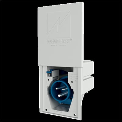 Mennekes - Stopcontact man inbouw 2P+A 16A 220V - M8001