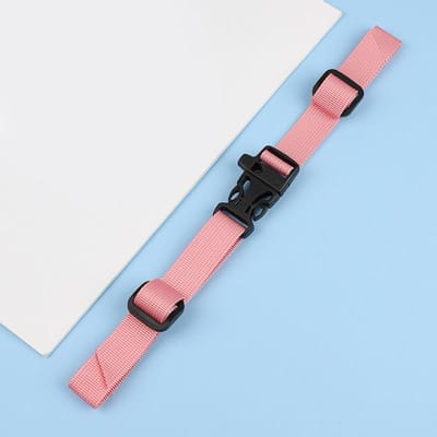 Rugzak Borstharnas Riem Webbing Sternum Verstelbare Rugzak Heavy Duty Borstband Wandelen En Joggen Antislip Trekriem roze