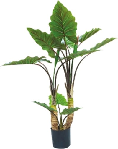 Kunstplant Alocasia Dubbel - 120 cm