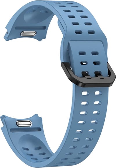 Siliconen bandje - geschikt voor Samsung Galaxy Watch 7 / Watch FE / Watch 6 / Watch 6 Classic - blauw