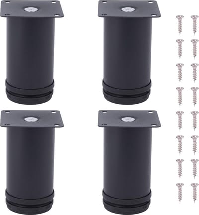 Verstelbare Metalen Meubelpoten - RVS Tafelpoten en Kastpoten (Set van 4)