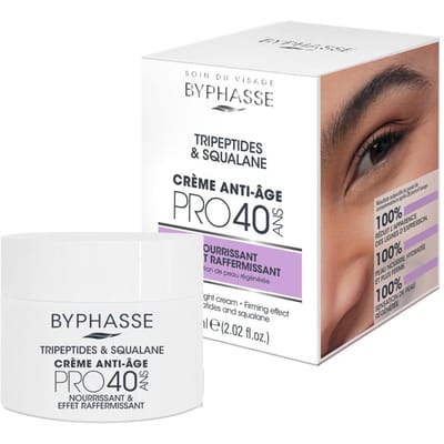 Byphasse, Anti Age PRO40, Verstevigend & Liften, Crème, Voor Gezicht, 60 ml