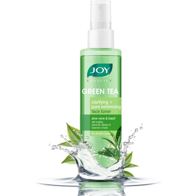 Joy Tonique Clarifiant et Minimisant les Pores au Thé Vert pour le Visage 150ml Sans Alcool Hydratant Rafraîchissant pour la Peau beige