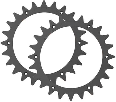 Verbeterde Tractie Spikes voor Worx Landroid Maaier - Zwart