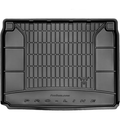 Premium Rubber Kofferbakmat met Organizer Functie – Geschikt voor RENAULT Kadjar 2015-2022 – Bovenste Laadvloer – TPE Rubber – Hoge Rand 5 cm – Antislip