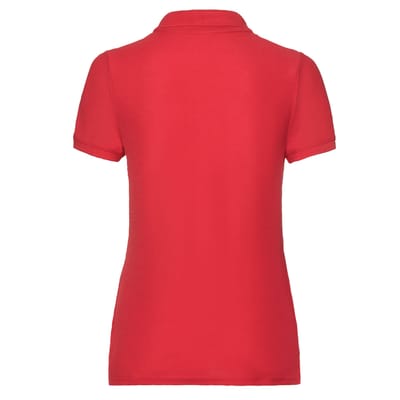 Fruit of the Loom Dames/Dames Lady Fit 65/35 Poloshirt (Rood)