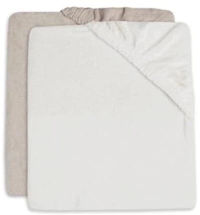 Verschoonmat covers - Set van 2 - 50x70 cm - Ivoor/Nougat