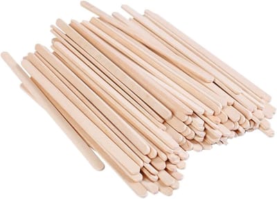 Houten Roerstaafjes - Koffie Roerders - Dranken Serveren - Composteerbaar Materiaal - 100 Stuks - Houtkleur